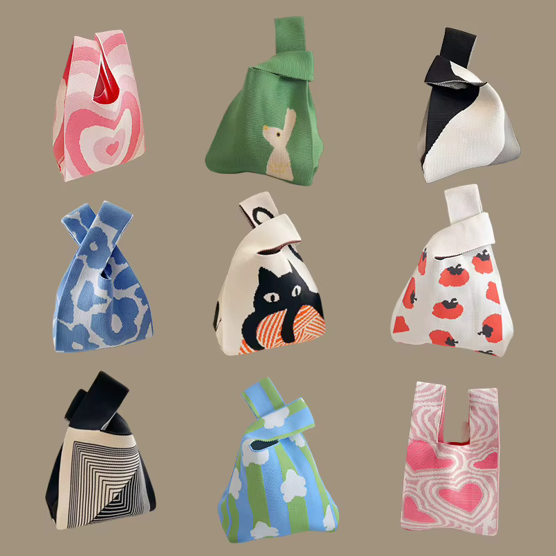 Sacs à main en tricot faits à la main pour femmes