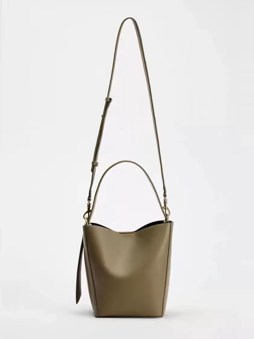 Sac à bandoulière tendance en forme de seau pour femme