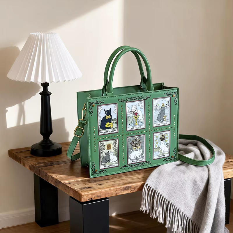 Nouveau Sac à Main Tote Cat Elf Élégant et Polyvalent pour Femme