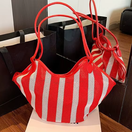 Sac fourre-tout d'été à carreaux pour femme