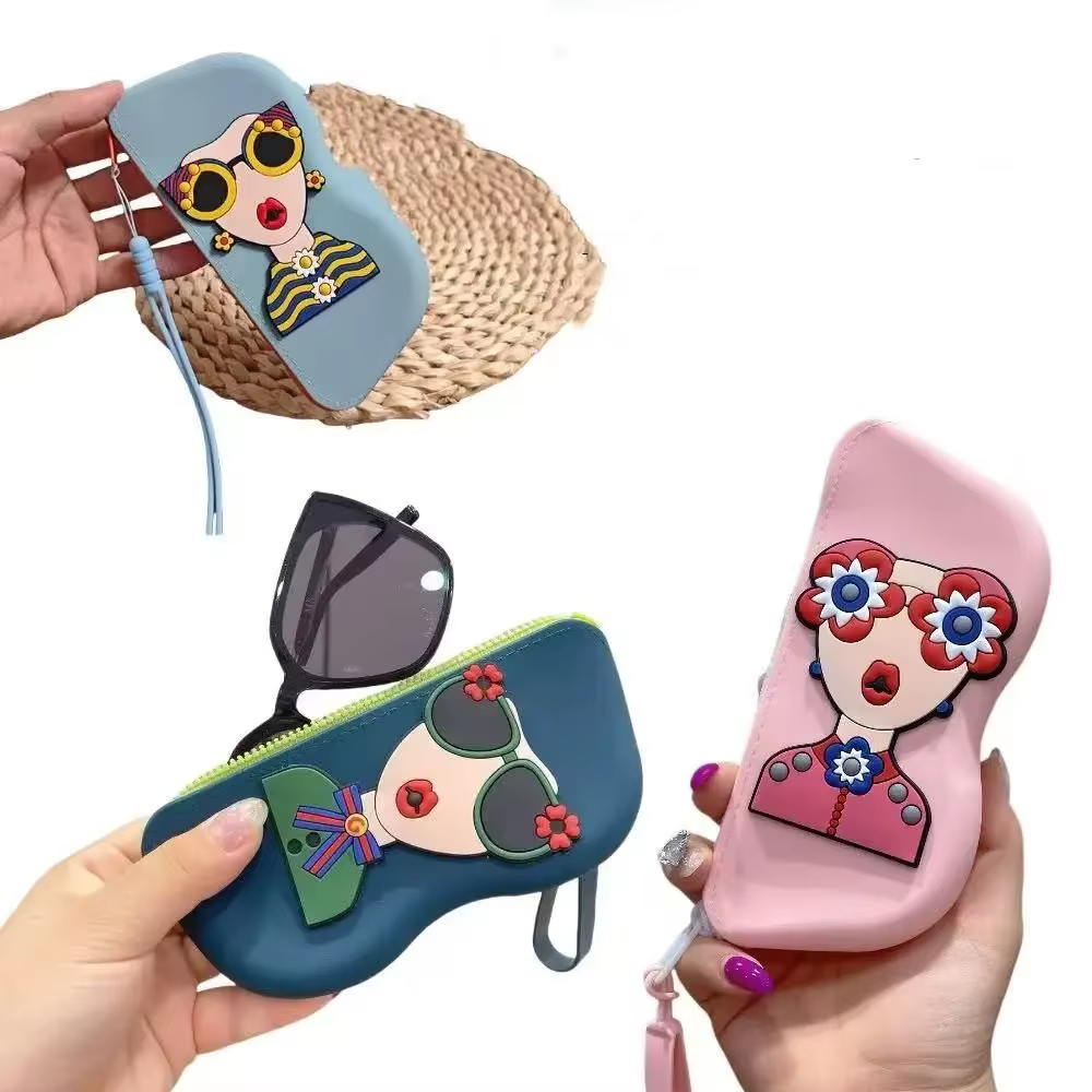Sac à lunettes en silicone