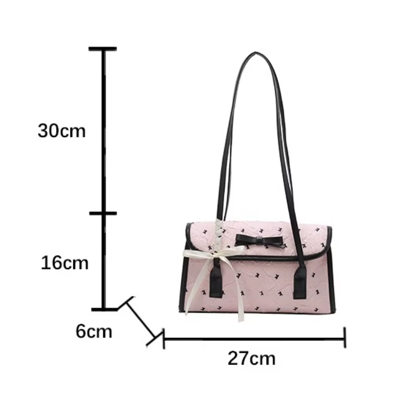 Sac à main avec nœud sous les bras pour femmes