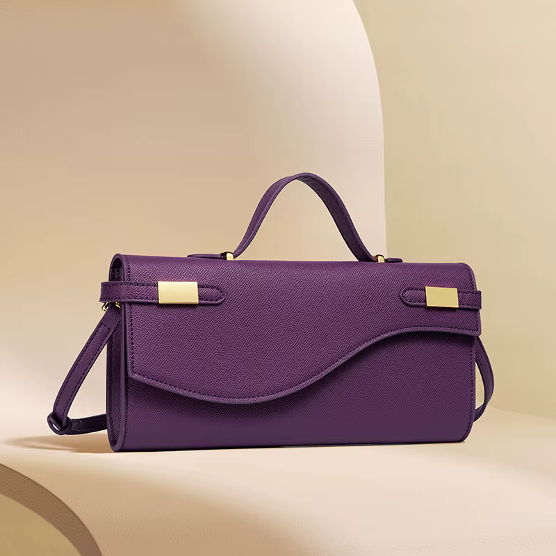 2025 transfrontalier nouveau cuir PU texture vintage pochette mode mini sac à main dames banlieue diagonale sac