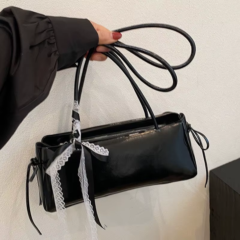 Y2K – sac à main avec nœud en dentelle