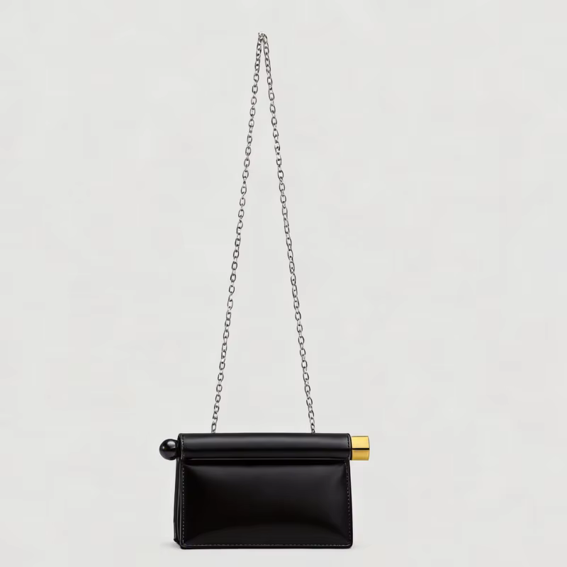 Pochette tendance pour femmes avec bord roulé