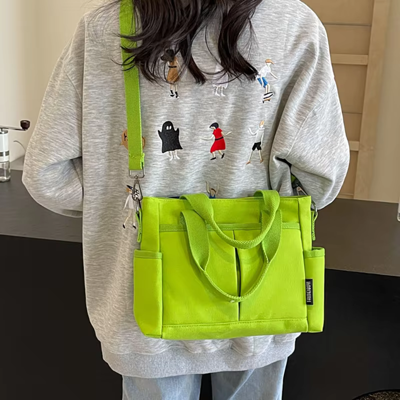 Sac à bandoulière à poches multiples pour femmes