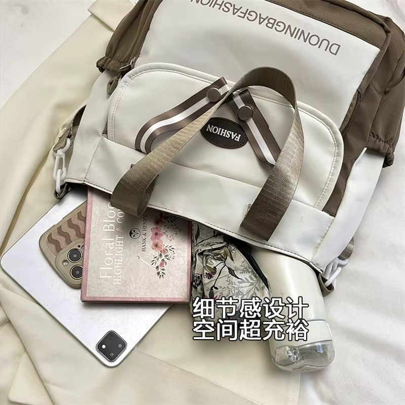 Sac fourre-tout pour femmes, sac à main quotidien de grande capacité, sac à bandoulière seau de voyage, sac messager à la mode, sacs d'école de Camp