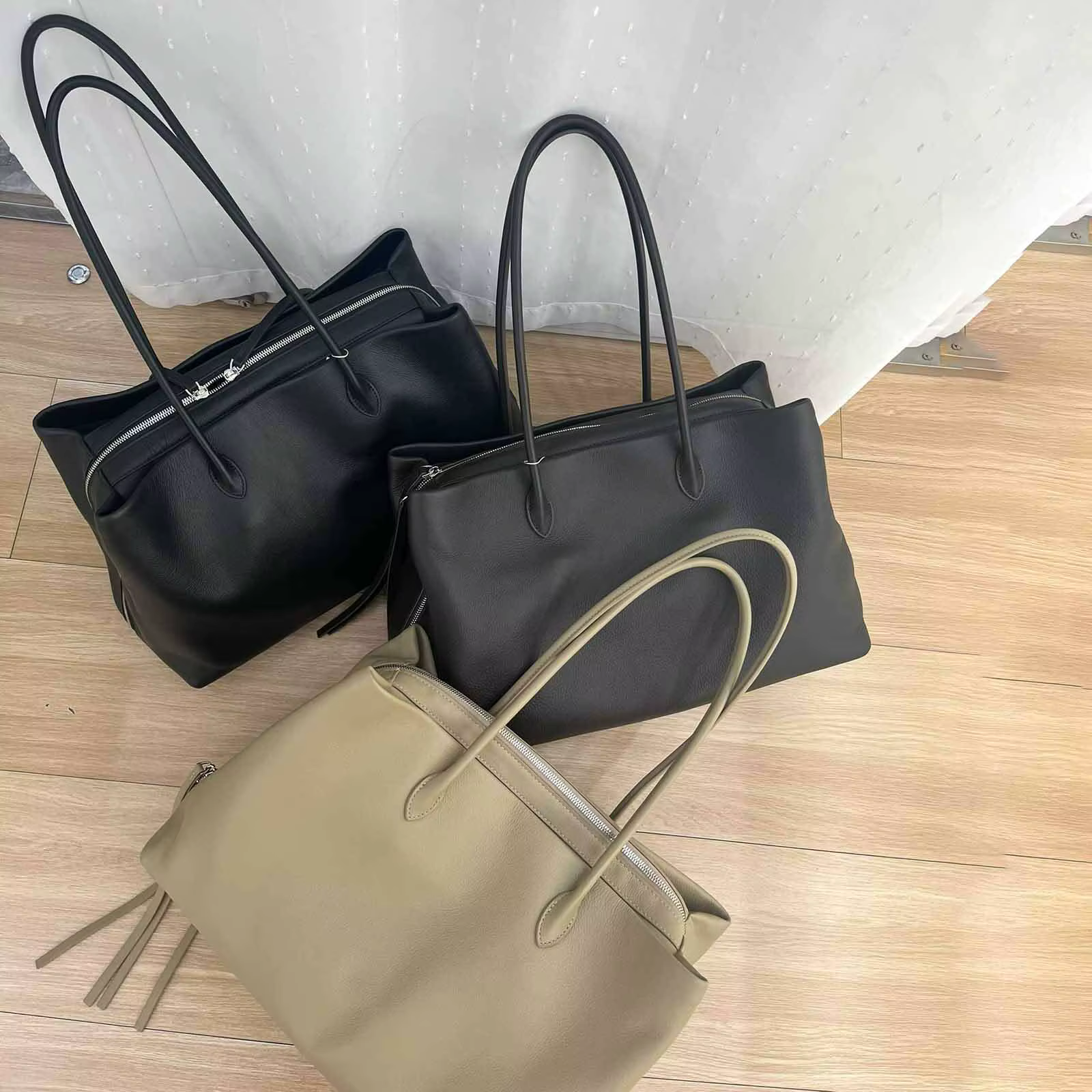 Sac fourre-tout en daim 40cm pour femmes
