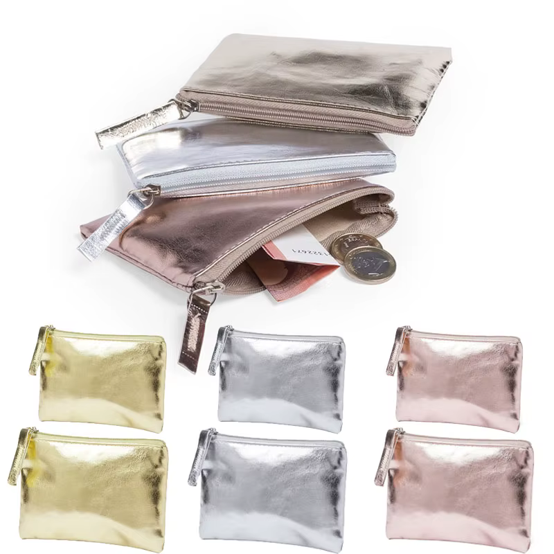 Mini portefeuille en cuir PU