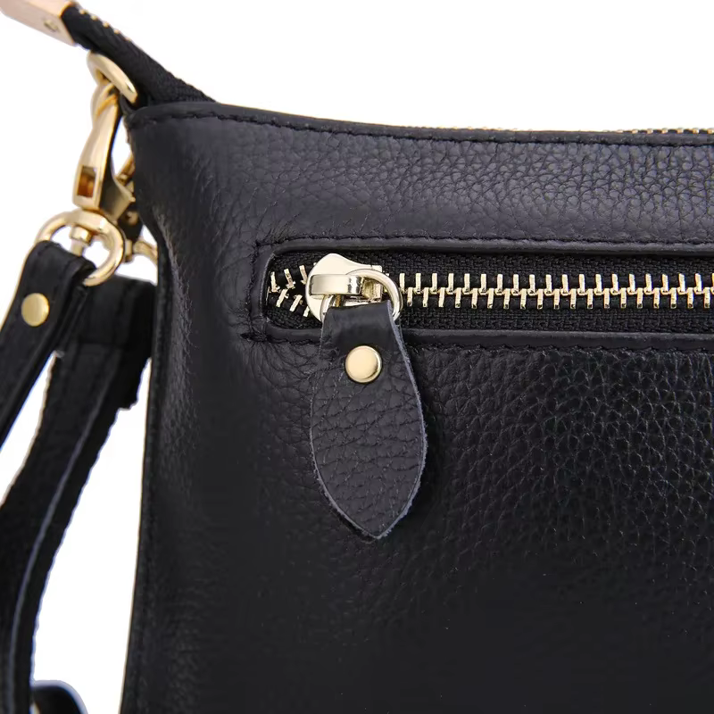 Sacs bandoulière en cuir véritable pour femmes