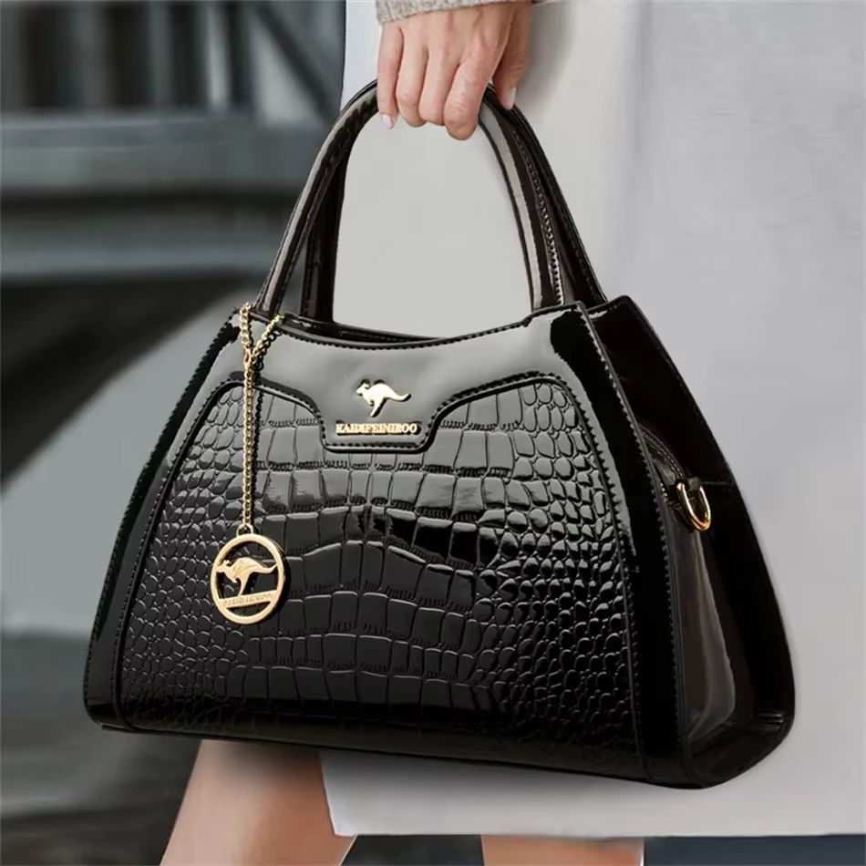 Sacs à main en cuir verni de luxe pour femmes