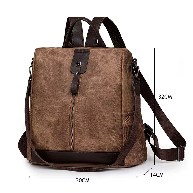 Mode Anti-vol sac à dos femme haute qualité en cuir sac à dos femmes sacs à bandoulière concepteur dames léger voyage sac à dos