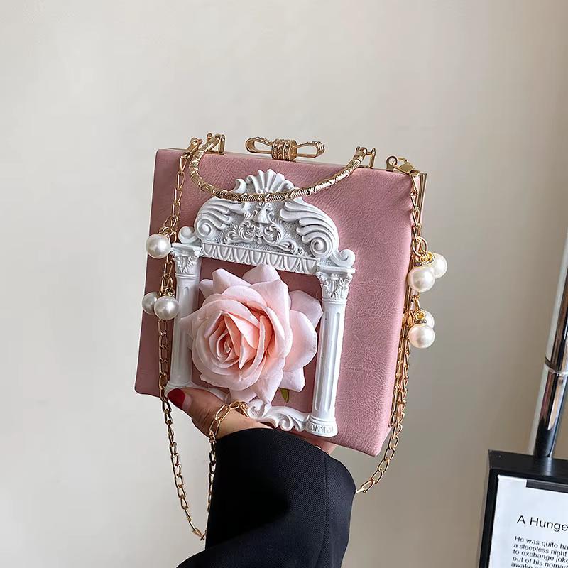 Mini sac à main vintage pour femme