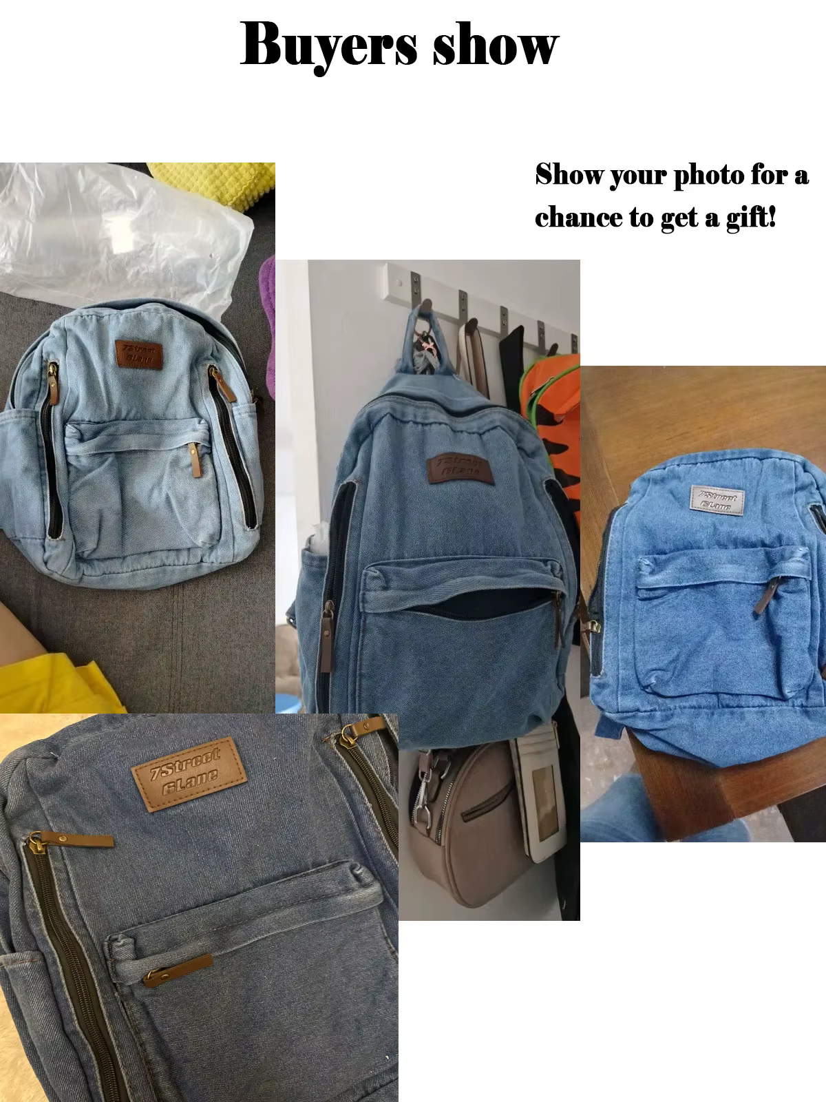 Denim mode sacs à dos pour l'école tendance étudiant jean sac Multi poches grande capacité sac à dos Mochila De Escola Feminina 2023