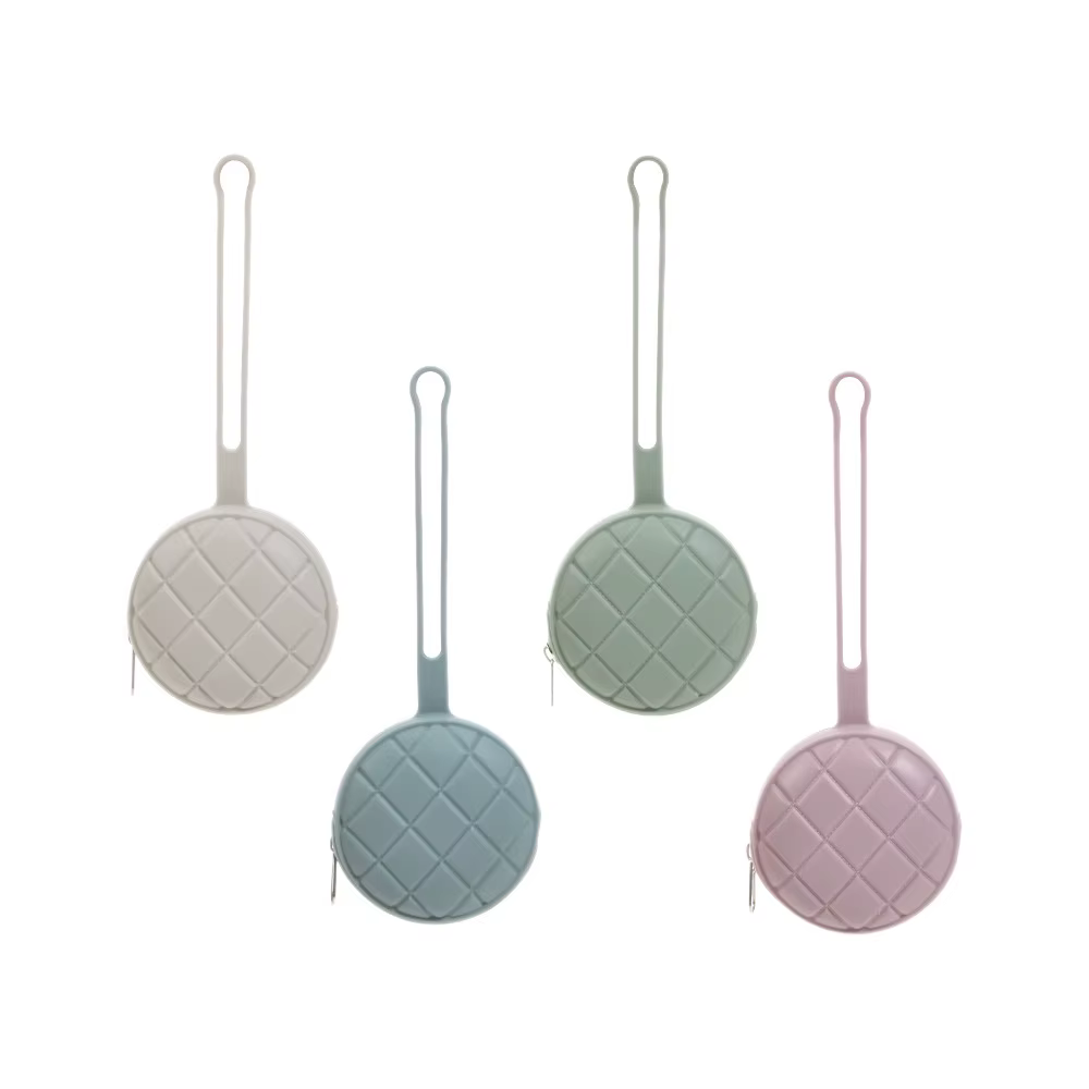 Mini sac rond blanc à bandoulière pour femme