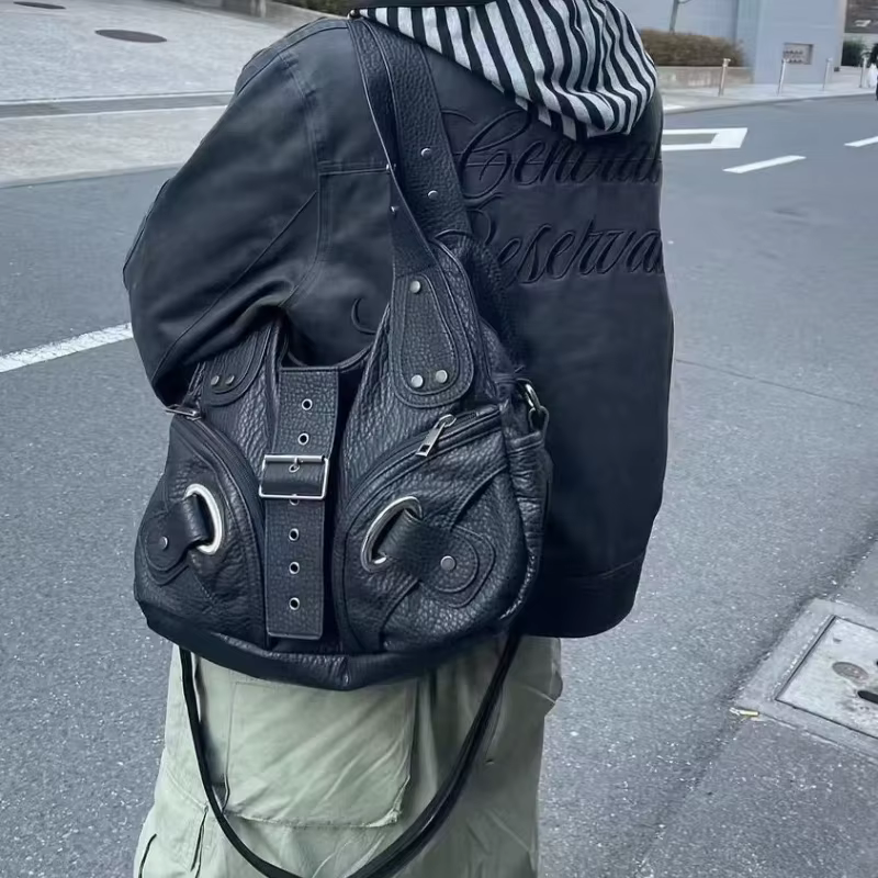 Sac fourre-tout rose Harajuku Vintage pour femmes