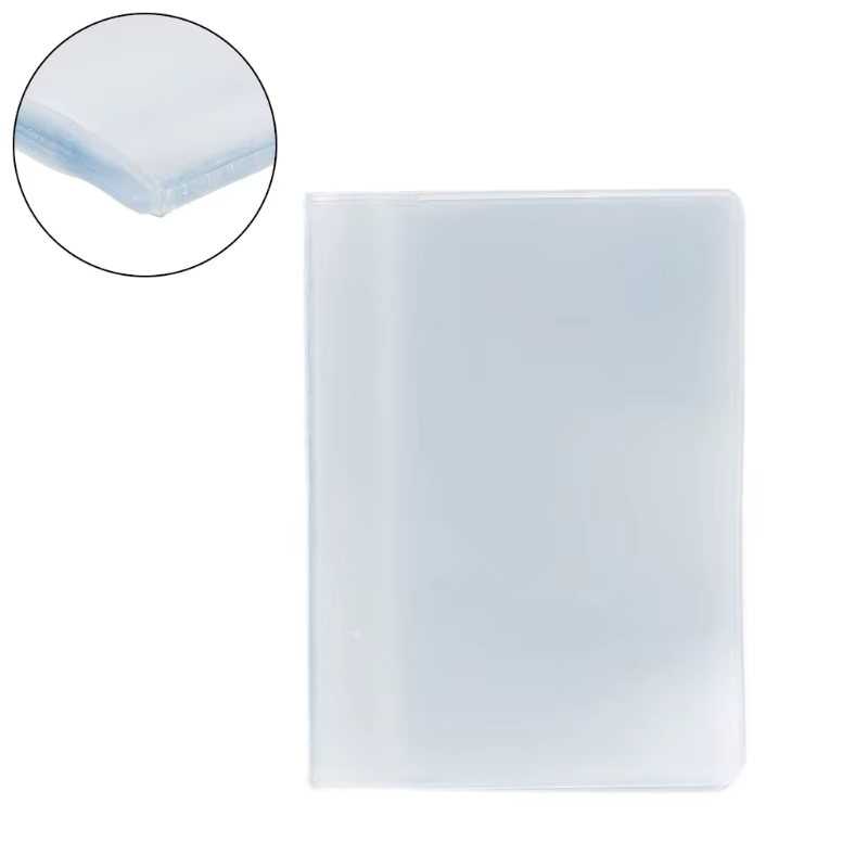 Q1QA – pochette transparente en plastique PVC pour carte de crédit