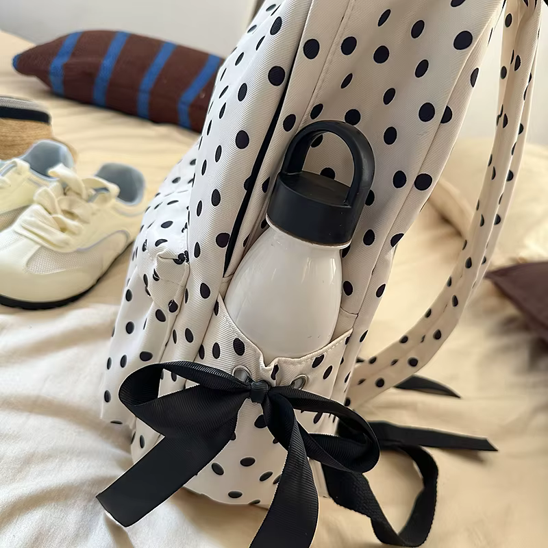 Sacs à dos à pois pour femmes