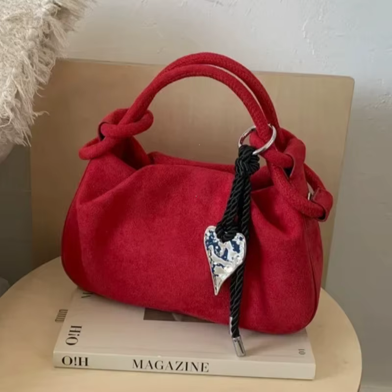 Petits sacs à bandoulière en cuir suédé tendance pour femmes 2026