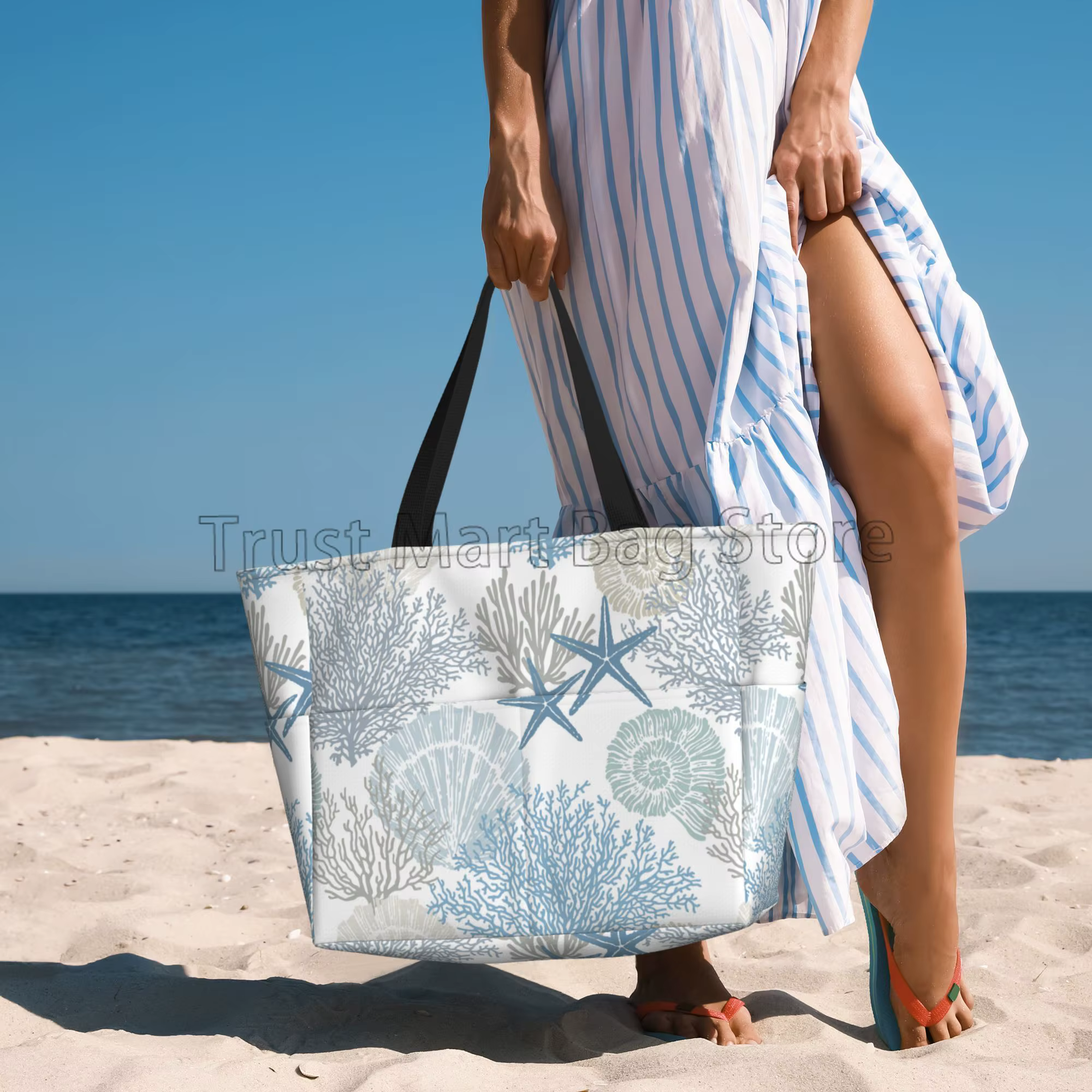 Grand sac de plage étanche pour femme