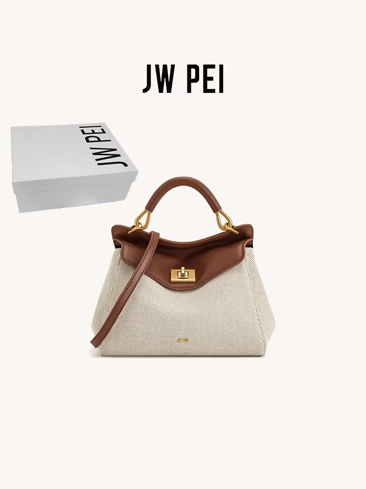 Sac à main JW PEI pour femme, nouvelle collection 2025, sac bandoulière Lucia Lock avec une touche haut de gamme, luxe léger et polyvalent