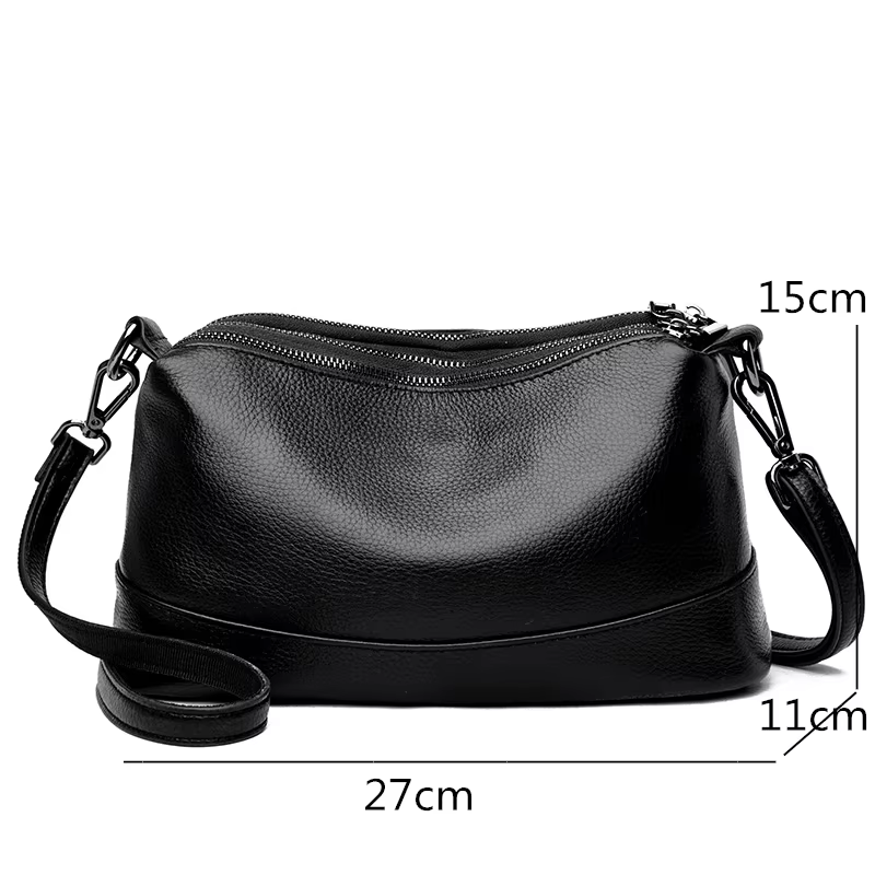 100% sacs à main en cuir véritable femmes