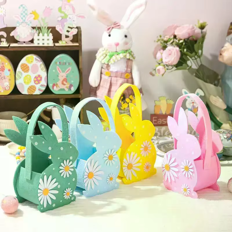 Sac fourre-tout en feutre doux pour bonbons