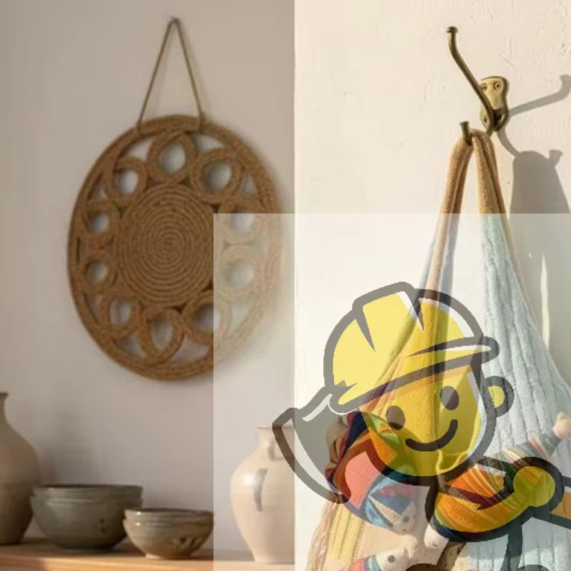 Sac fourre-tout tricoté bohème avec pendentif poisson mignon et motif ethnique