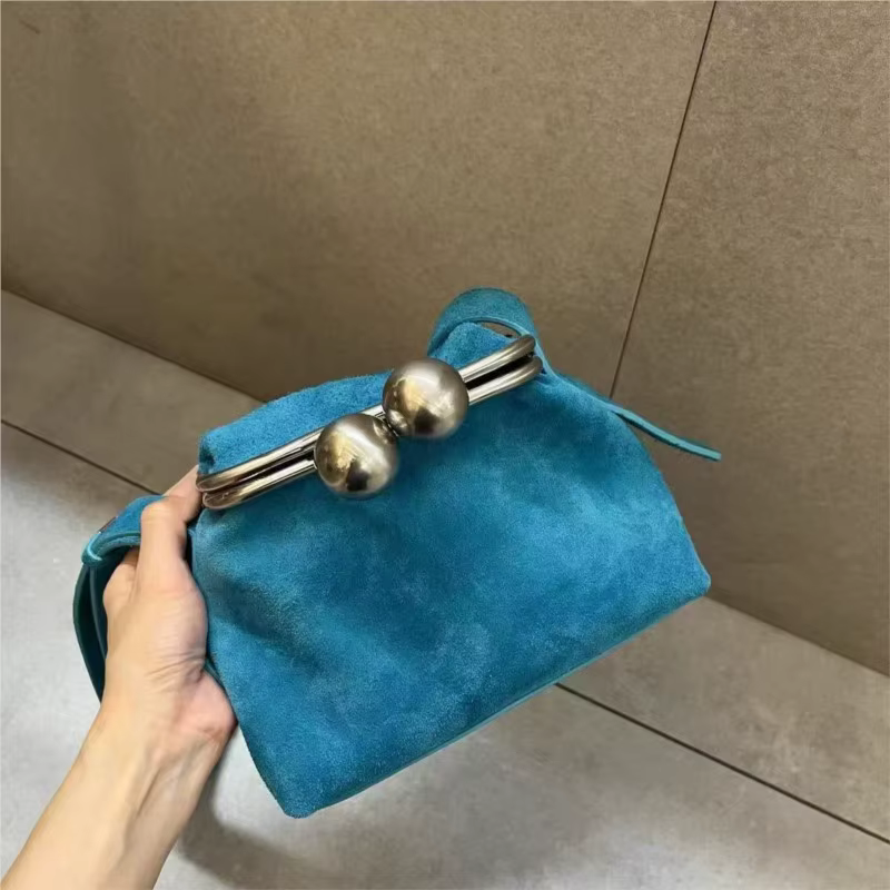 JIAERDI coréen rétro bleu ciel sac à bandoulière femmes petite capacité Mini sacs