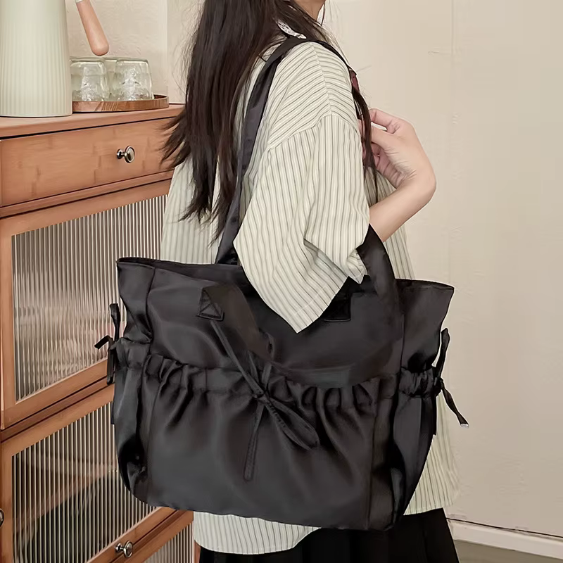 Lolita Kawaii JK Pearl Light Déformle Bowvétérans t Sac initié