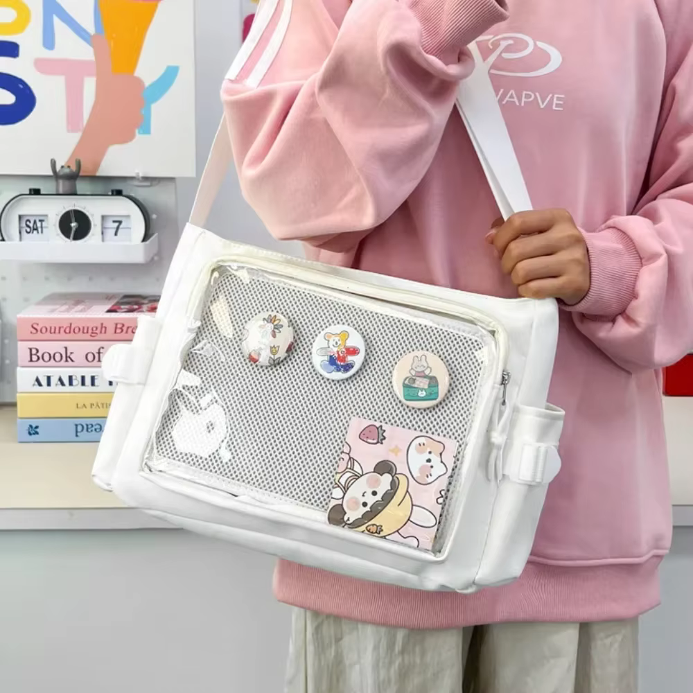 Sac à bandoulière Transparent japonais Y2K Lolita