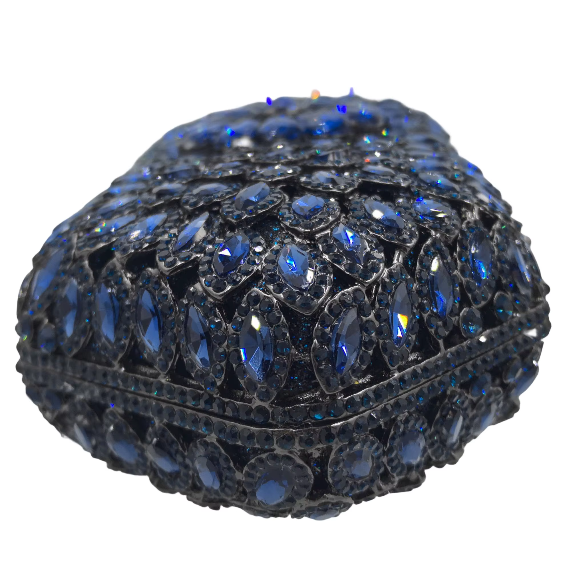 Boutique de FGG Sacs à main de soirée en cristal bleu marine