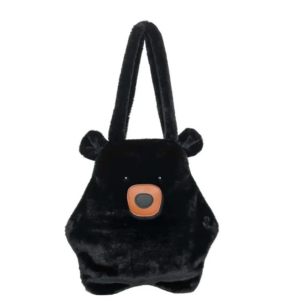 Sac à main Capybara doux et mignon en polyester couleur unie