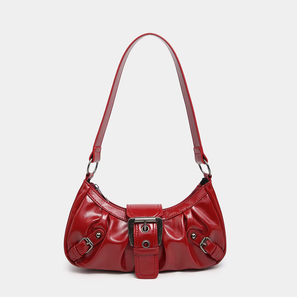 Sac à bandoulière Style Maillard Vintage en cuir épicé pour fille Y2K