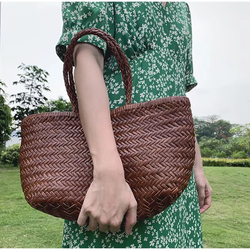Sac tissé rétro français