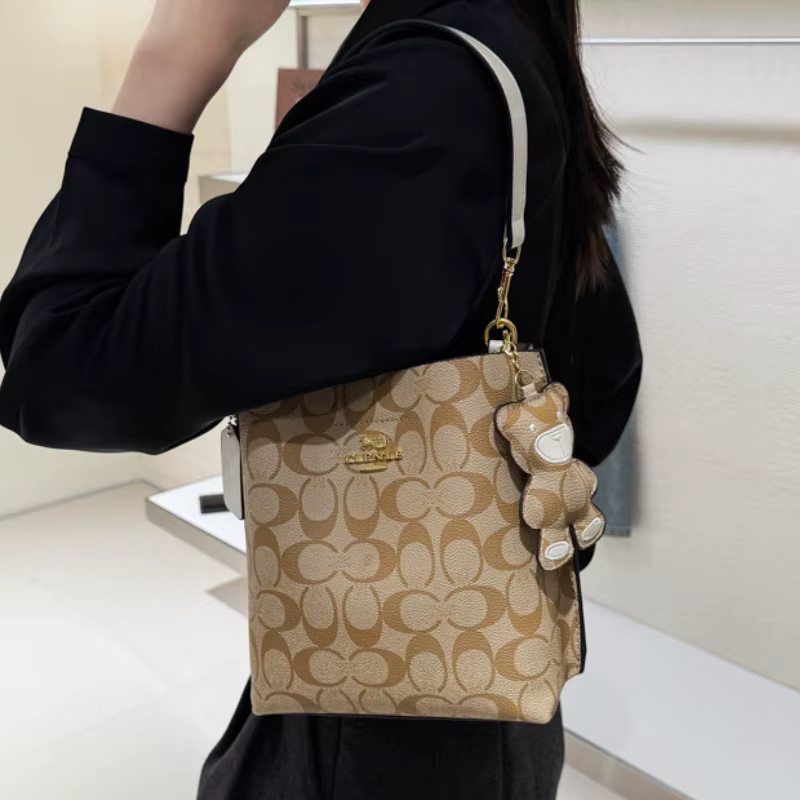 Sac à main élégant de luxe en forme de seau 2026