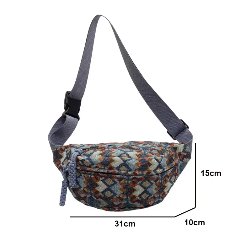 2026 bohême velours côtelé femmes taille Packs rétro dame Fanny Pack mode femme