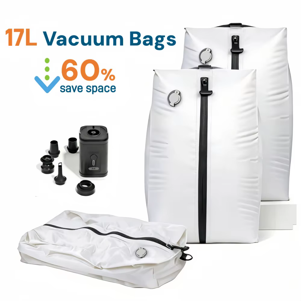 Sac de compression de voyage avec pompe à air