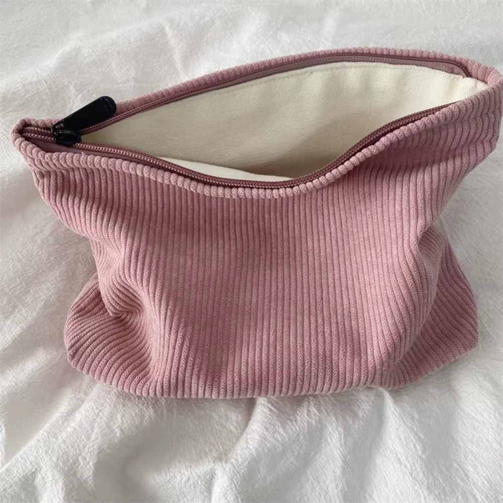 Trousse de maquillage grande fermeture éclair