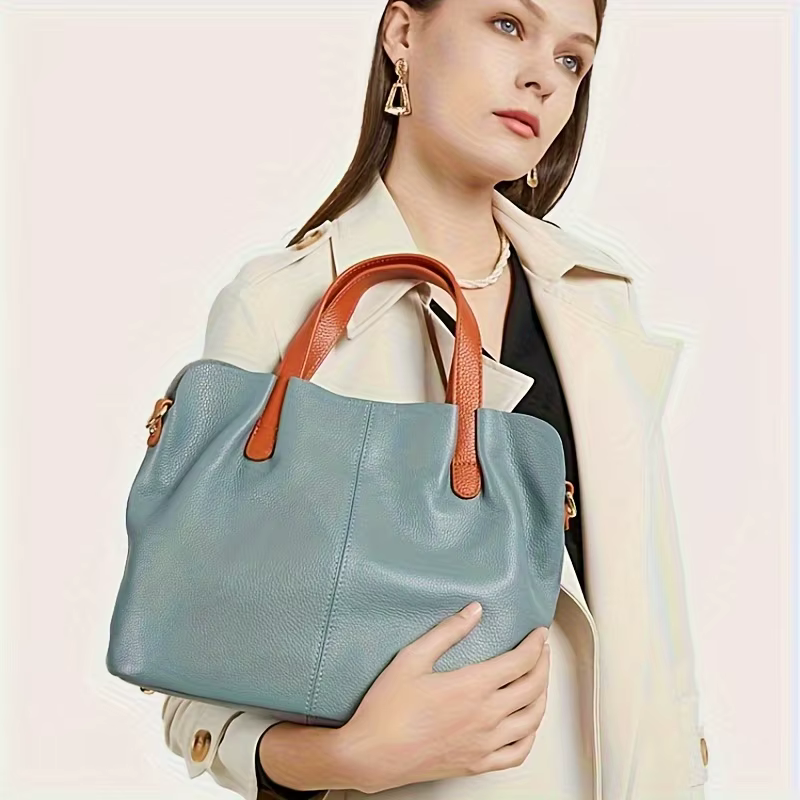 Sac à main de bureau de grande capacité pour femme chic et élégant - Sac à bandoulière - Sac fourre-tout