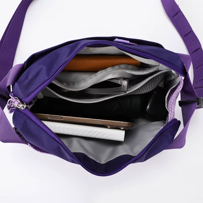 Nouveau sac messager en nylon pour femme