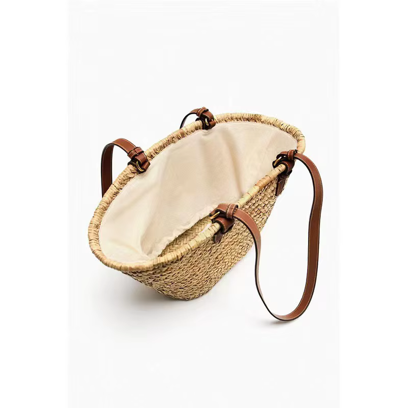 Sacs fourre-tout tissés en paille au Design de luxe