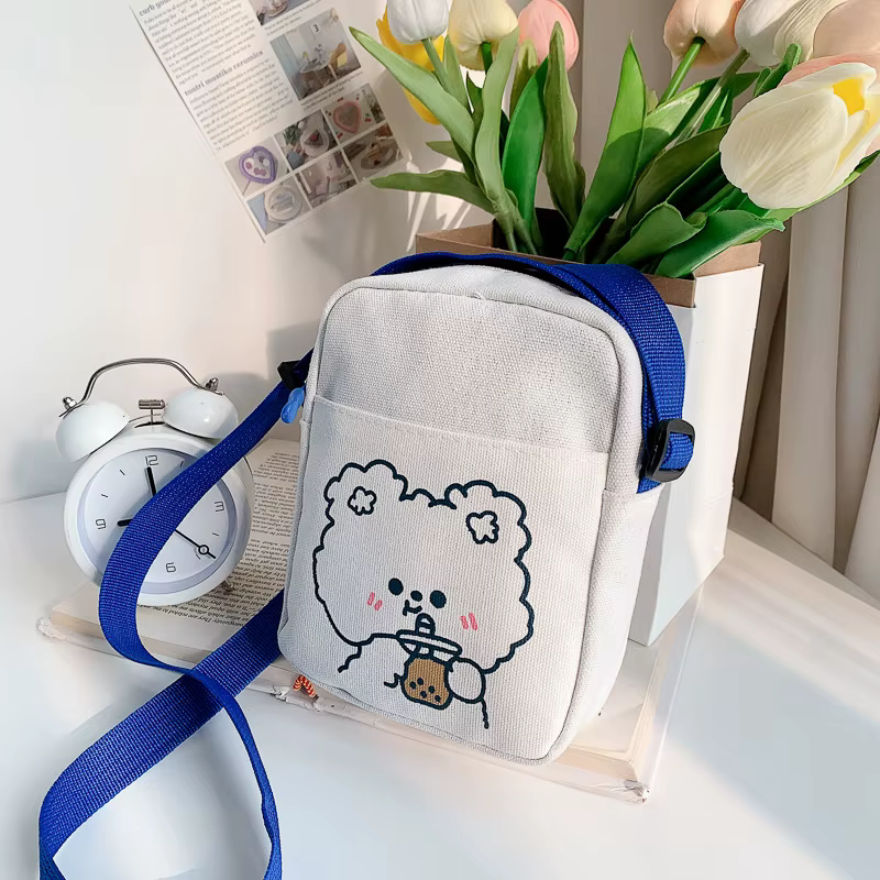 Sacs à bandoulière College ours et lapin pour femmes et filles