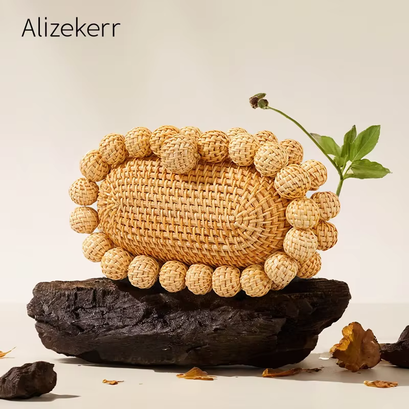 Alizekerr-Pochettes de plage perlées pour femmes