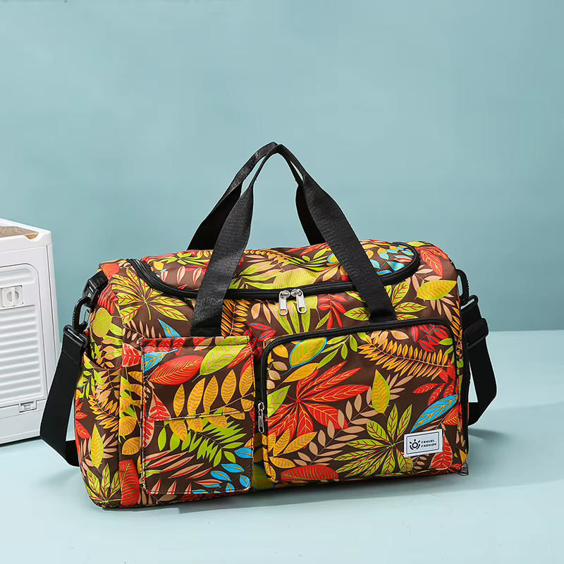 Sac fourre-tout de voyage grande capacité Oxford Leaves 2026 – Nouveaux sacs durables de haute qualité