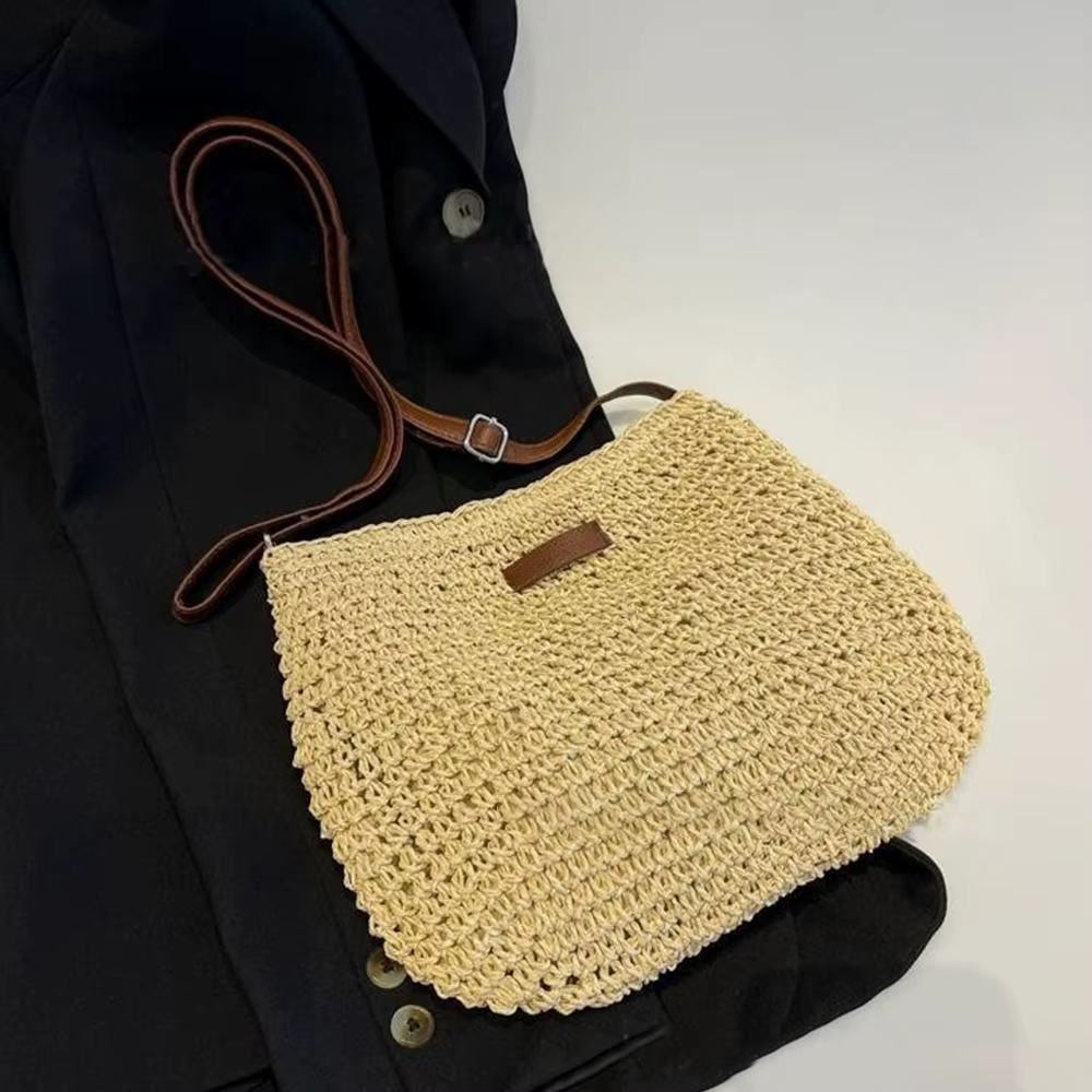 Sacs à main en paille de grande capacité pour femmes