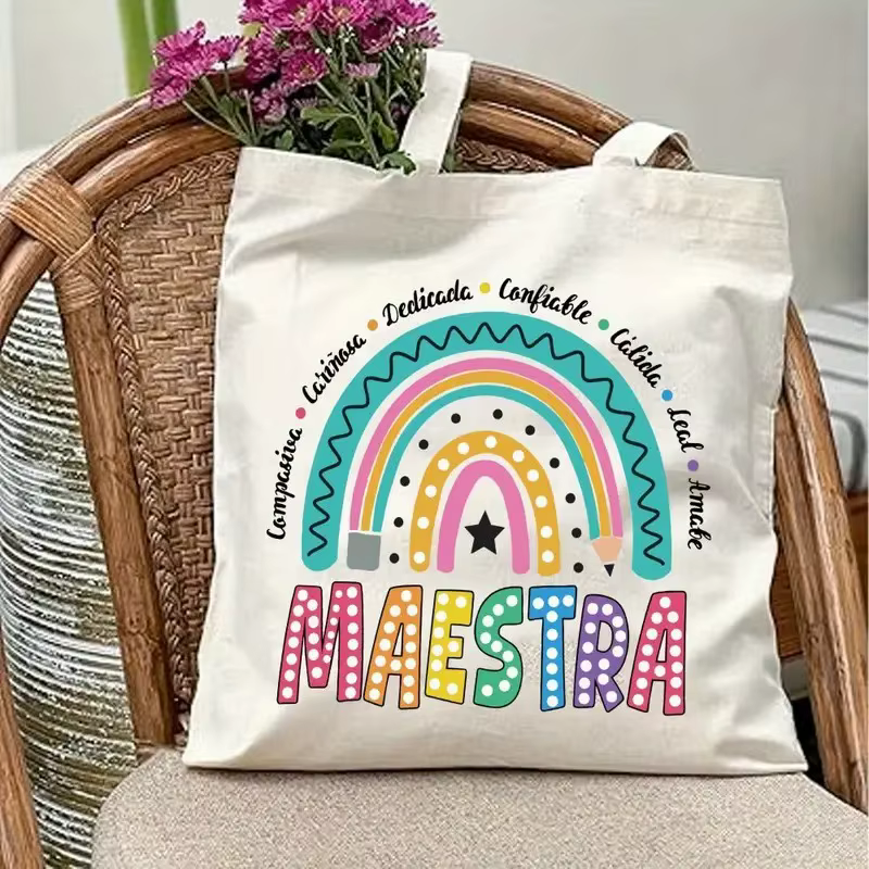Sac fourre-tout en toile « Maestra » espagnole