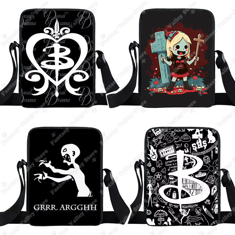 Grr Argh Buffy sac de messager le tueur de vampires sacs à bandoulière femmes sacs à main sacs à bandoulière décontractés pour voyage Bookbag cadeau