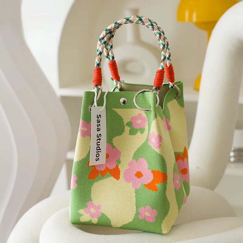 Sac à main tricoté pour femme - Sac