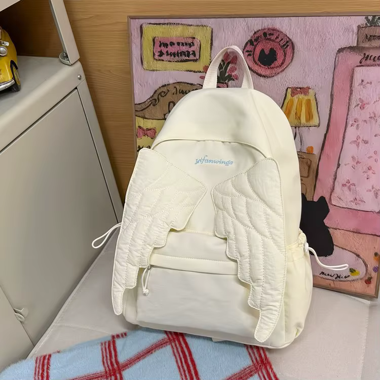 Sac à dos en nylon Sweet Wings pour femmes